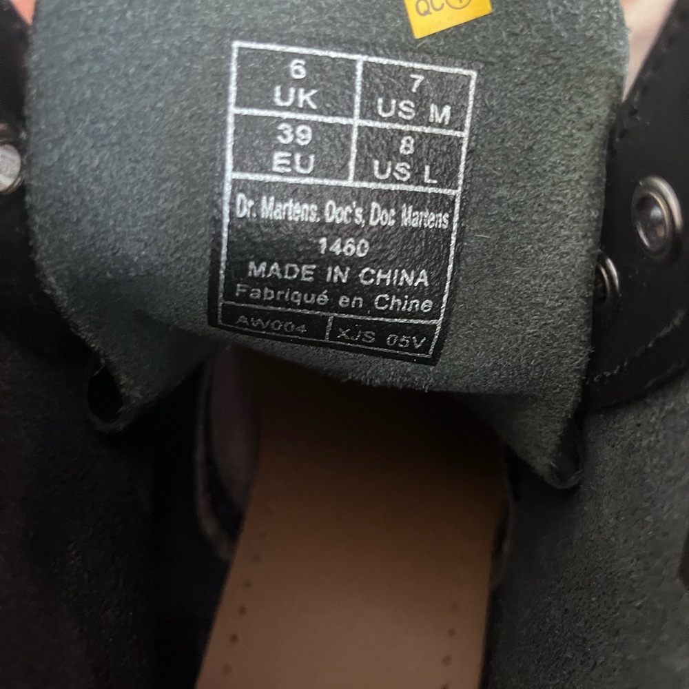 Dr. Martens Black Leather Boots - Picture 3 of 3